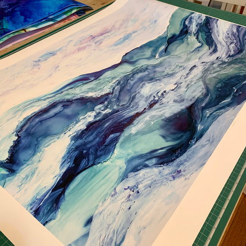 DISCOUNTED “Tides” 83.5x120cm LIMITED EDITION PRINT with Border