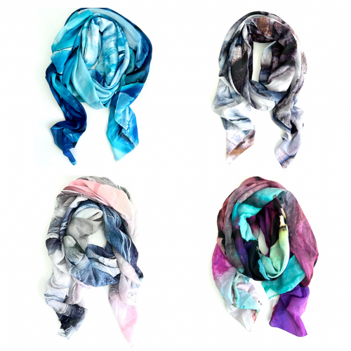 Art Scarves - Chiffon