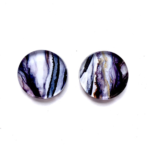 "Ghostly Gum" Small Round Studs