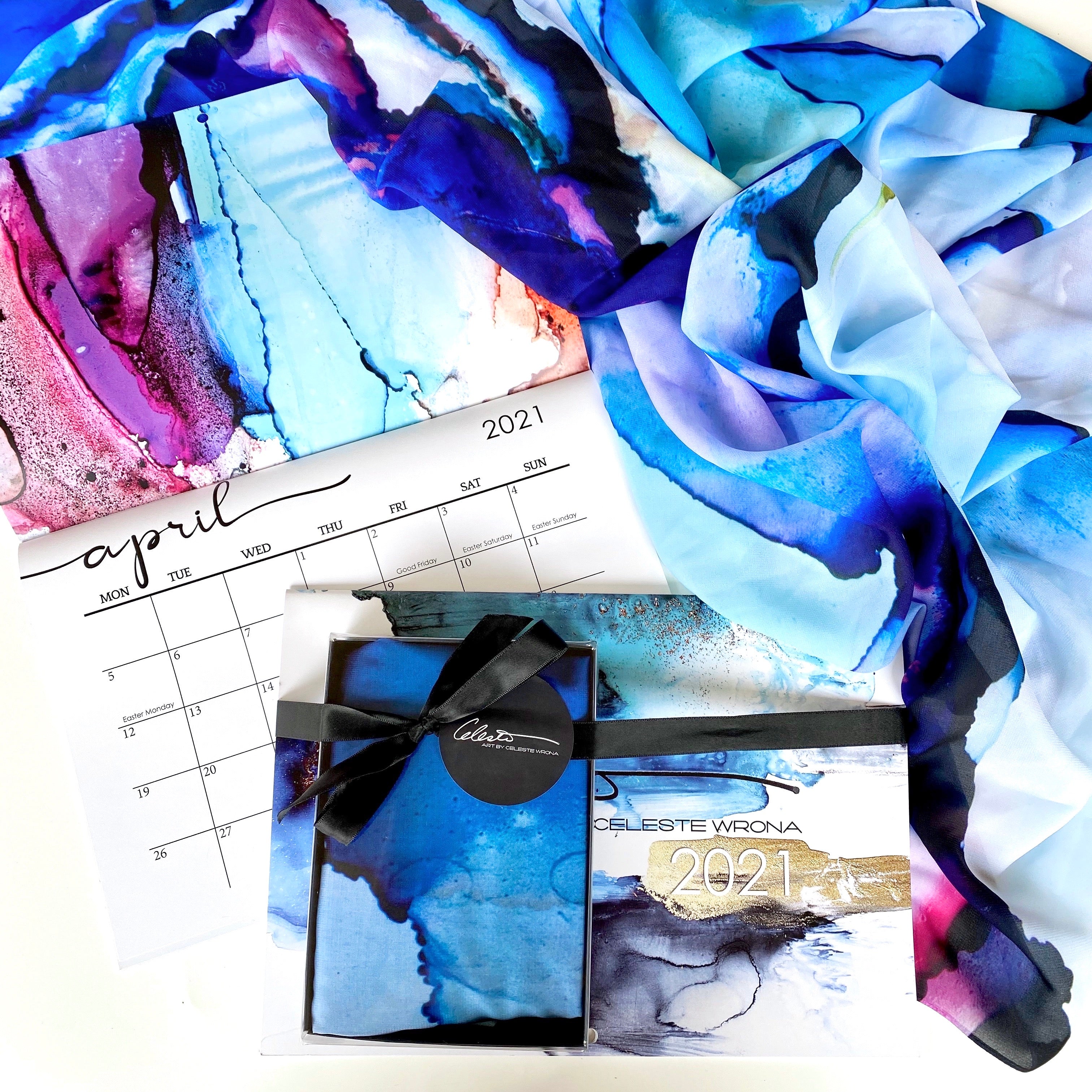 Blues Calendar & Scarf Gift Pack