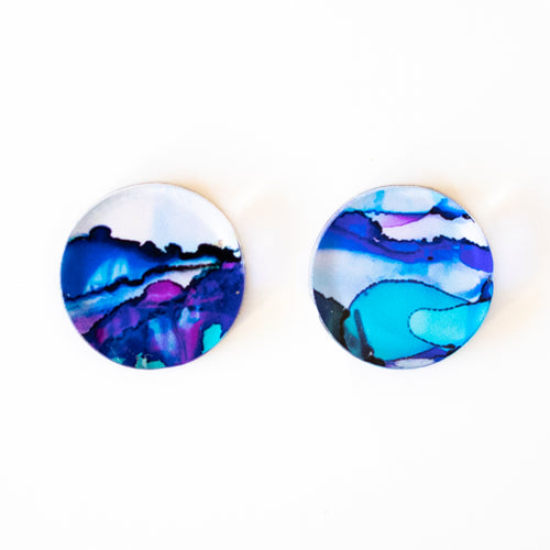 "Exhale VIII" Small Round Studs