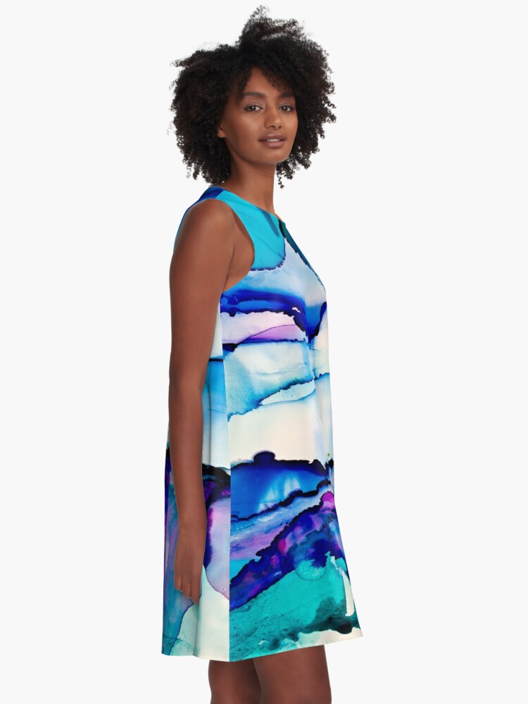 Exhale VIII Art Swing Dress