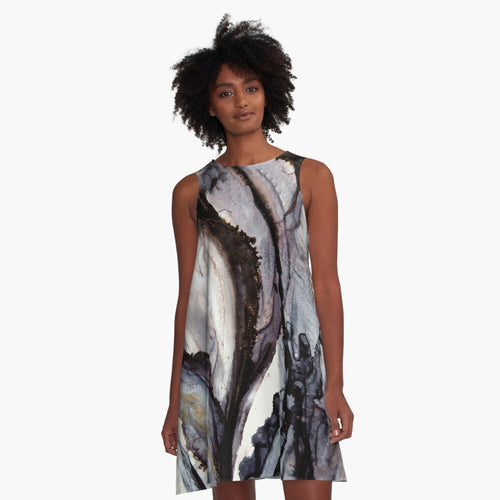 Ghostly Gum Art Swing Dress