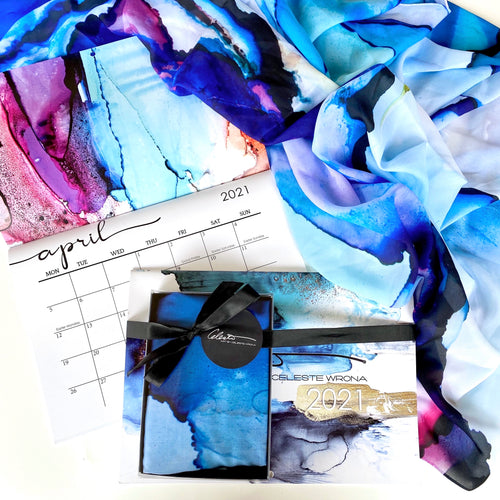 Blues Calendar & Scarf Gift Pack