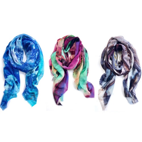 Wool/Silk Scarves